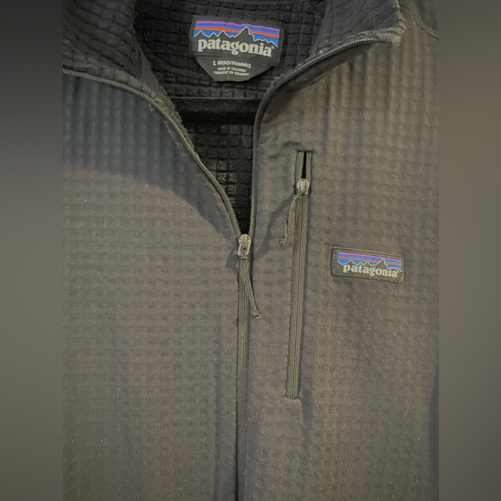 Patagonia, Interior Fleece Half-zip Pullover, Black, Men’s L - Picture 4 of 4